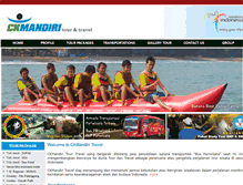 Tablet Screenshot of ckmandiritravel.com